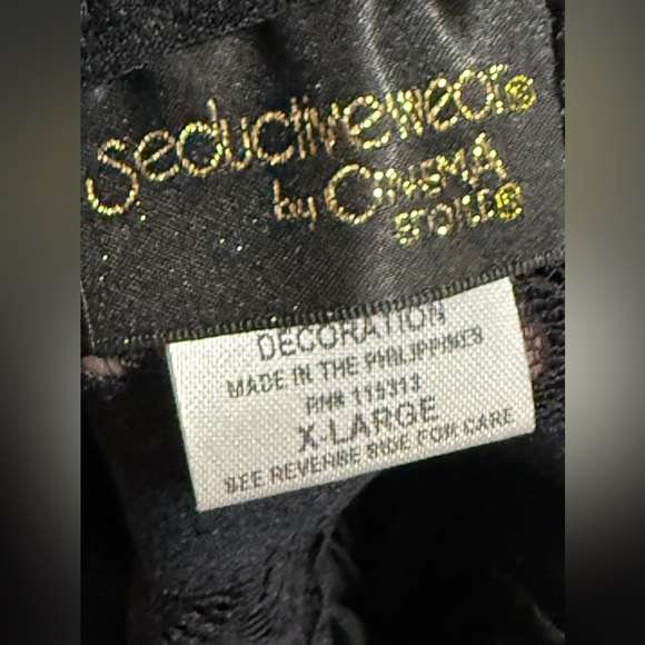 Cinema Etoile XL Soft Cup Pleated Mesh & Lace Babydoll 2Pc Lingerie Set - NWT - Picture 8 of 10